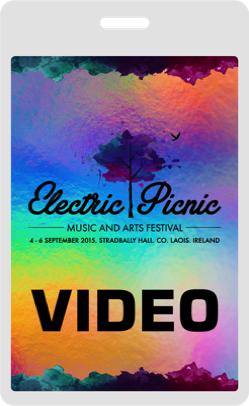 electric picnic holographic pass laminate crew